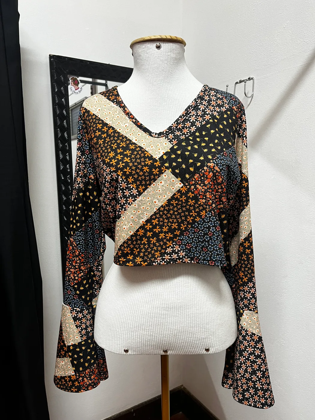 Blusa manga Flare