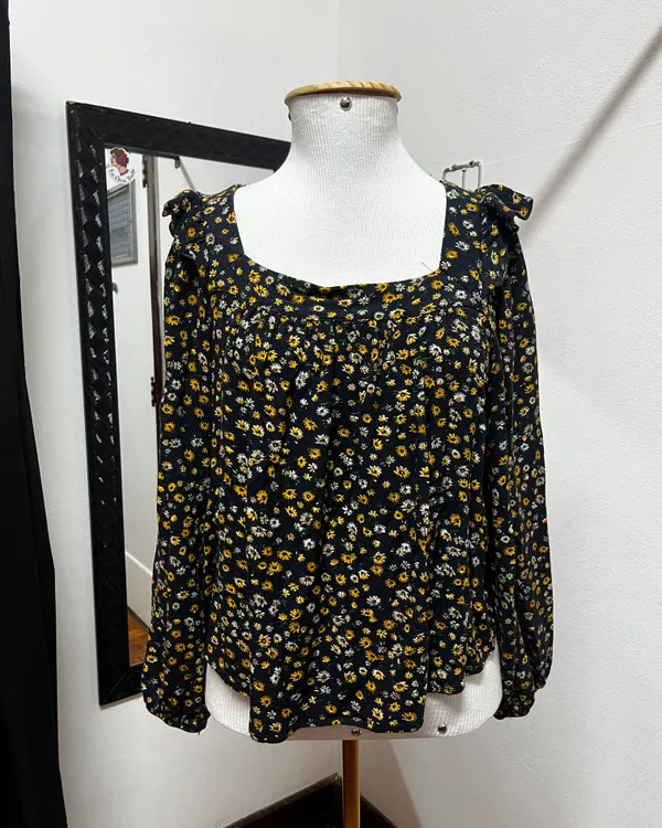 Blusa margaridas