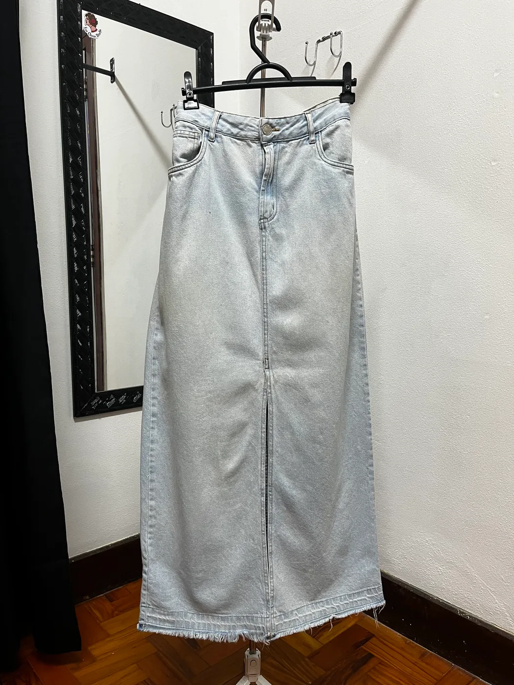 Saia longa jeans