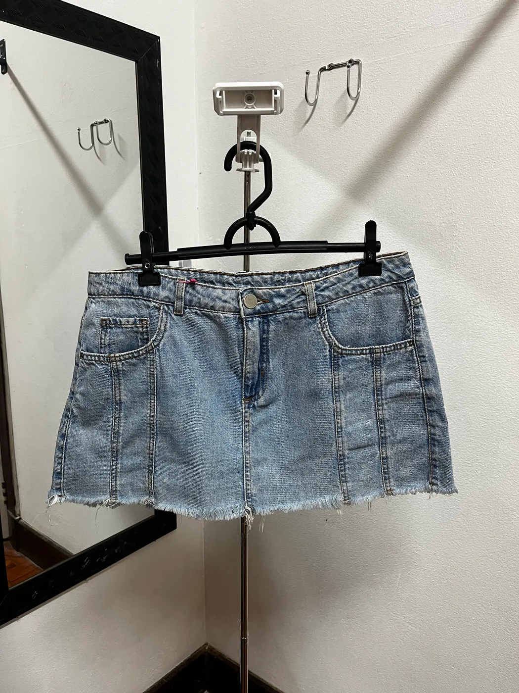 Mini saia jeans