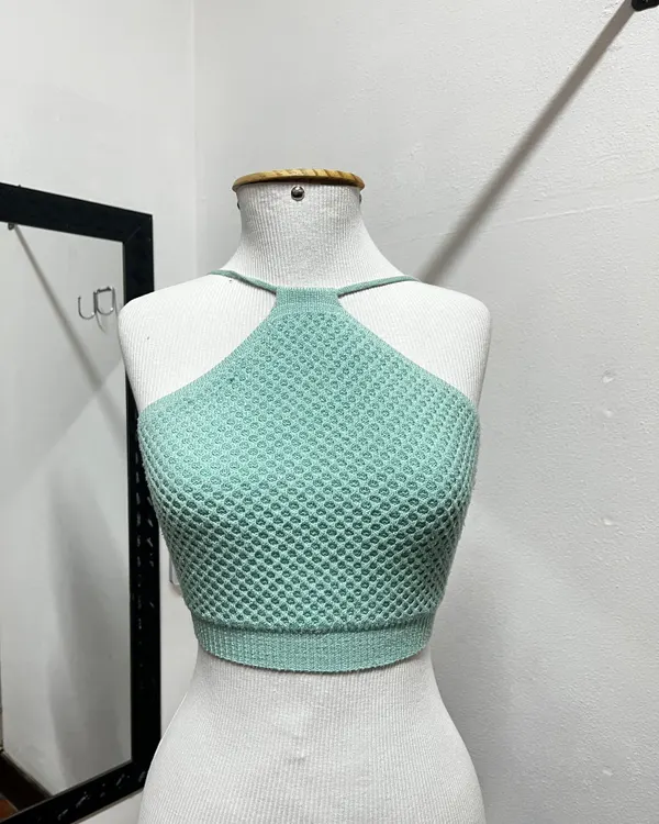 Cropped tricô